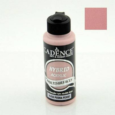 Универсальная акриловая краска Hybrid Acrylic for Multisurfaces Cadence № 30, 120 мл, Powder Pink Пудровый розовый