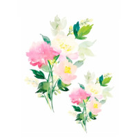Трансфери для тканини Watercolor Fabric Transfer Cadence, 25х35 см, KTSB 016