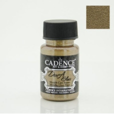 Акрилова фарба металік для скла та кераміки Cadence Dora Glass Metallic Porcelain Paint, 50 мл № 3150 Античне золото