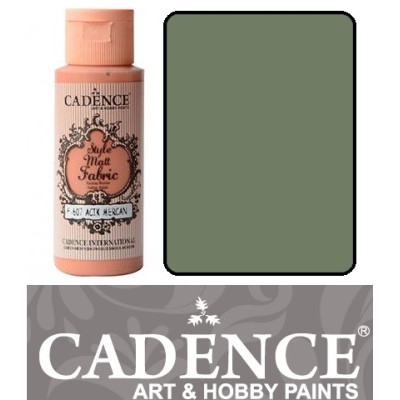Краска по ткани Cadence Style Matt Fabric Paint, 59 мл, Шалфей
