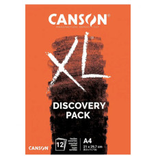 Блок бумаги для рисунка XL Discovery Pack Dessin and Croquis 21x29,7 cm - A4, 12 листов, Canson