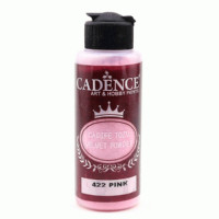 Пудра флок для ногтей бархатная, Cadence 120 мл Розовый