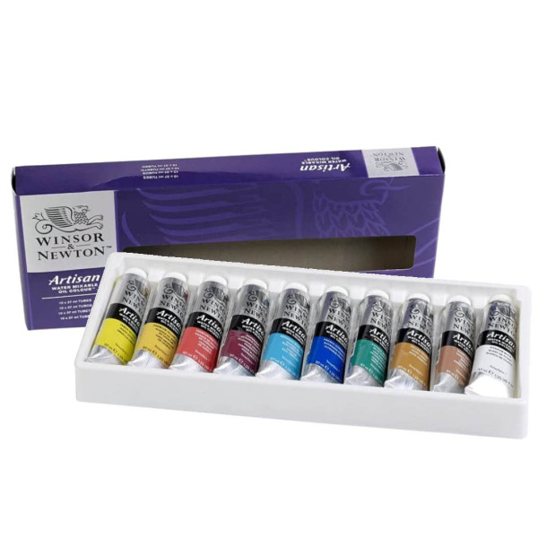 Набір масляних водорозчинних фарб Winsor Newton Artisan 10х37 мл