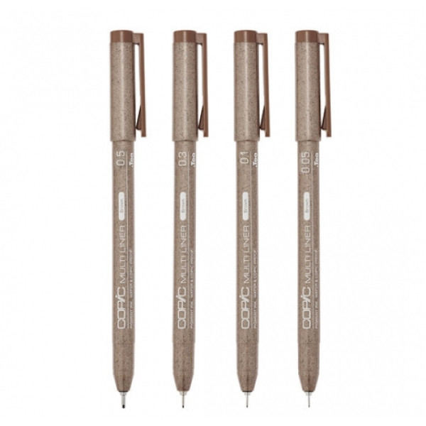 Лайнер Multiliner Copic Brawn 0,1 мм