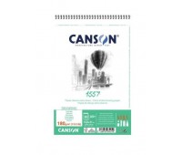 Альбом для графіки на спіралі Canson 1557 Dessin 180 г/м2, A5 30 аркушів
