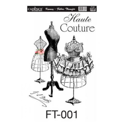 Трансфери для тканини Fabric Transfer Cadence, 25х35 см, FT-001