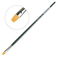 Пензель синтетика плоска для олії та акрилу 1870 Nova Brights DaVinci, №12
