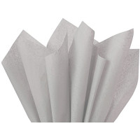 Бумага тишью однотонная Folia Tissue Paper 20 декабря, 50x70 см 5 , № 80 Grey серый арт 91080