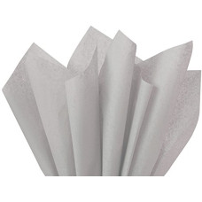 Папір тишею однотонний Folia Tissue Paper 20 грудня, 50x70 см 5 , № 80 Grey сірий арт 91080