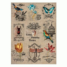 Декупажна карта на рисовому папері Cadenсe Rice Paper А4 Decoupage А4 №217