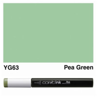 Заправка для маркерів COPIC Ink, YG63 Pea green Зелений горох, 12 мл
