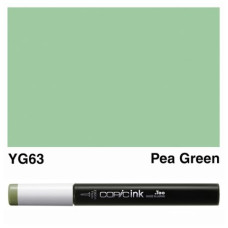 Заправка для маркерів COPIC Ink, YG63 Pea green Зелений горох, 12 мл