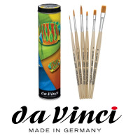 Набір пензлів daVinci набір в метал.боксі Ser. 303, Junior Acrylic brush set 6 шт, 5406