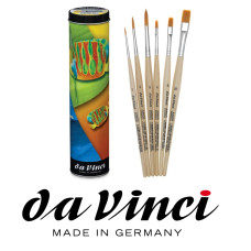 Набір пензлів daVinci набір в метал.боксі Ser. 303, Junior Acrylic brush set 6 шт, 5406