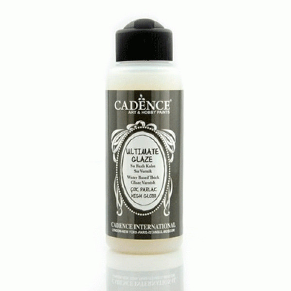 Лак акриловий супер глянсовий Cadence Water Based High Gloss Varnish, 250 мл