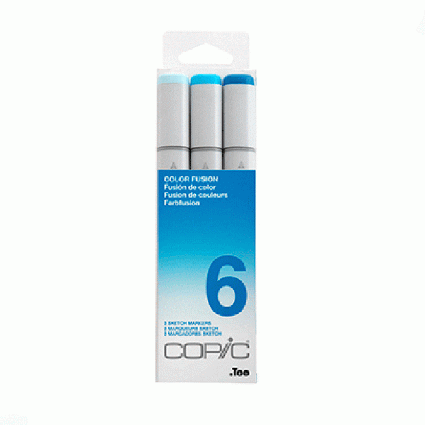 Маркери Copic Sketch Set Color Fusion 6 3 шт 21075656