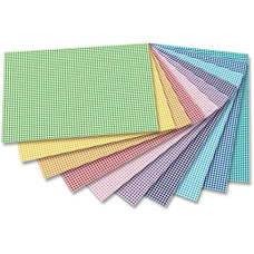 Картон Folia Photo Mounting Checks small маленькие квадраты 300 г/м2, 50x70 см