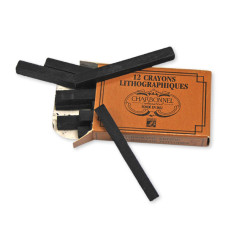 Пастель для літографії Charbonnel Lithography drawing 12 litho crayons, № 4 арт 331134