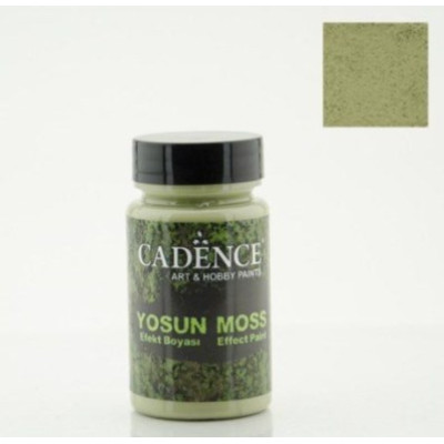 Акриловая краска для создания эффекта мха Cadence Light Green Moss Effect, 90 мл, Светло-зеленый
