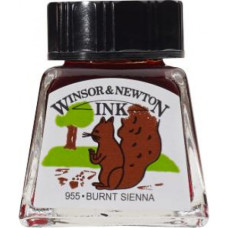 Туш художня Winsor Newton Drawing Inks 14 мл №074 Сієна