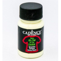 Светонакапливающая акриловая краска для ткани Fabric Glow In The Dark Cadence, 50 мл, Натуральная