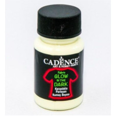 Світлонакопичувальна акрилова фарба для тканини Fabric Glow In The Dark Cadence, 50 мл, Натуральна