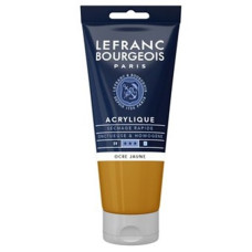 Акрилова фарба Lefranc Fine Acrylic Color 80 мл, 302 Yellow ochre Жовта охра
