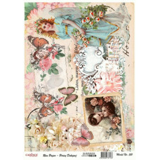 Декупажна карта на рисовому папері Cadenсe Rice Paper А4 Decoupage А4 №521