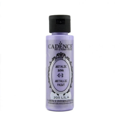 Акрилова фарба з ефектом металік Metallic Paint Cadence, 70 мл, Бузковий