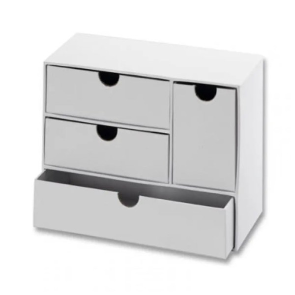 Бокс картонний для декору Folia Chest wide Комодик №4 21x9,5x16 см 1 шт