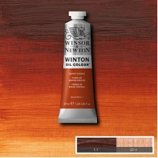 Масляна фарба Winsor Newton Winton Oil Colour 37мл №074 Burnt sienna Сьєна палена