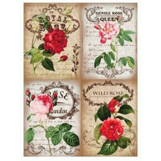 Декупажная карта на рисовой бумаге Rice Paper Decoupage Cadence, №377