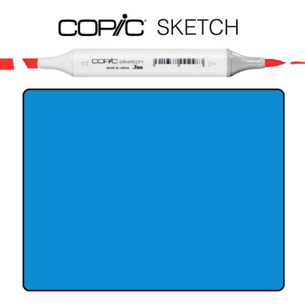 Маркер Copic Sketch FB-2 Fluorescent dull blue Флуоресцентний тьмяно-синій