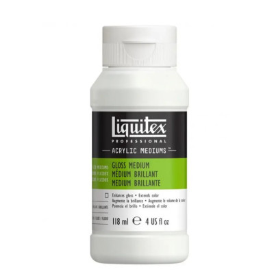 Сатиновый медиум для усиления текучести Liquitex Gloss medium varnish, 118 мл