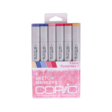 Набір спиртових маркерів Copic Sketch Set Floral Favorites 2, 6 шт