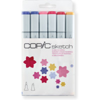 Набор спиртовых маркеров Copic Sketch Set Floral Favorites 2, 6 шт