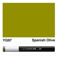 Заправка для маркеров COPIC Ink, YG97 Spanish olive Темно-оливковый, 12 мл
