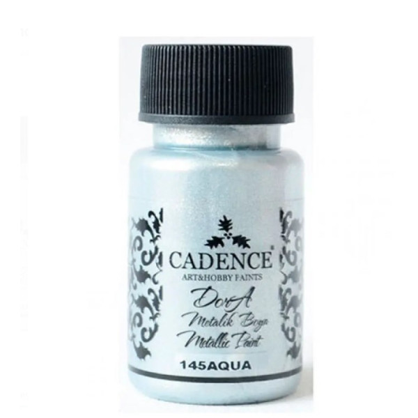 Акрилова фарба металік Cadence Dora Metallic Paint, 50 мл, Аква