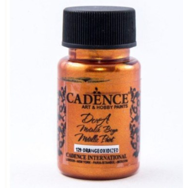 Cadence фарба акрилова Dora Metallic Paint, 50 мл, Оксид помаранчевого