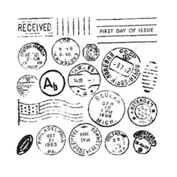 Натирка чорно-біла Cadence 17х25 см, R-022