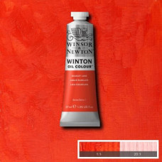 Краска масляная Winsor Winton Oil Colour, 37 мл, № 603, Lake Scarlet Озеро Скарлет