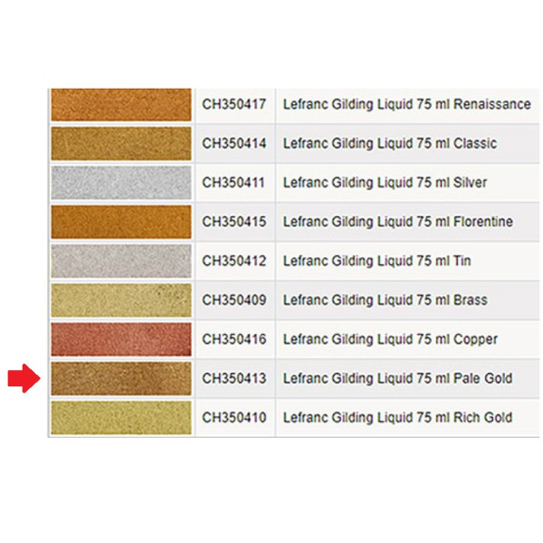 Рідка позолота Gilding liquid 75 мл Pale Gold