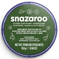 Краска для грима Зеленый темный Snazaroo Classic 18 мл, Dark Green