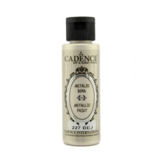 Акрилова фарба з ефектом металік Metallic Paint Cadence, 70 мл, Бежевий