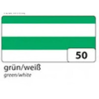 Папір для дизайну в смужку Folia Photo Mounting Board Stripes 300 г/м2, 50x70 см, №50 Green / White Зелено-білі