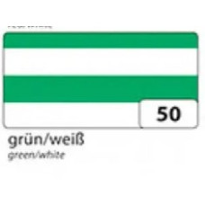 Бумага для дизайна в полоску Folia Photo Mounting Board Stripes 300 г/м2, 50x70 см, №50 Green / White Зелено-белые