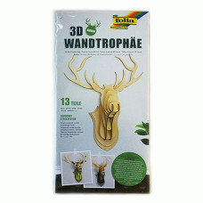 Набір для створення трофея на стіни Олень Folia 3D Wall Trophy Stag, 13 елементів