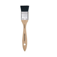 Кисть флейц, из ворса козы плоская DaVinci Black Goat № 25 арт 550_25