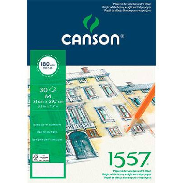 Альбом для нарисів Canson 1557 Dessin 180 г/м2, A3, 30 аркушів