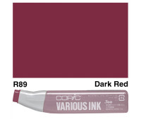 Чорнило для заправки маркерів Copic Various Ink R-89 Dark red Темно-червоний